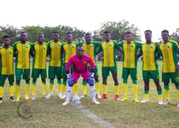 Division One league leaders Bibiani Goldstars open up 7-point gap by a solitary Simon Timtooni’s strike