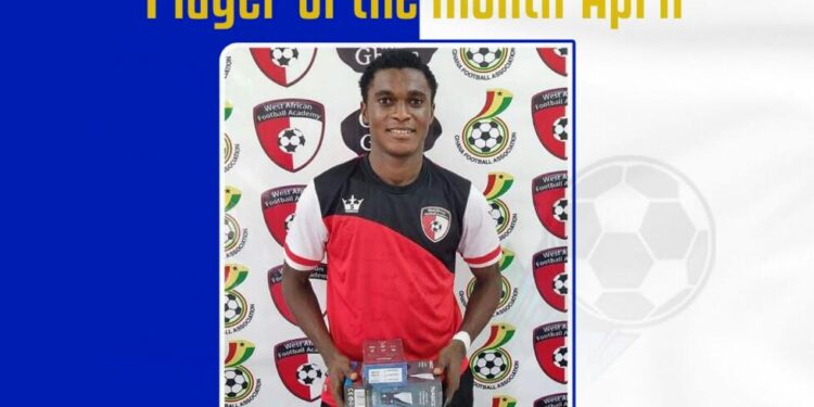 WAFA’s Abdul Basit named as NASCO Player of the month