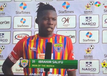 Salifu Ibrahim wins 7th MOTM award after victory over Bechem United