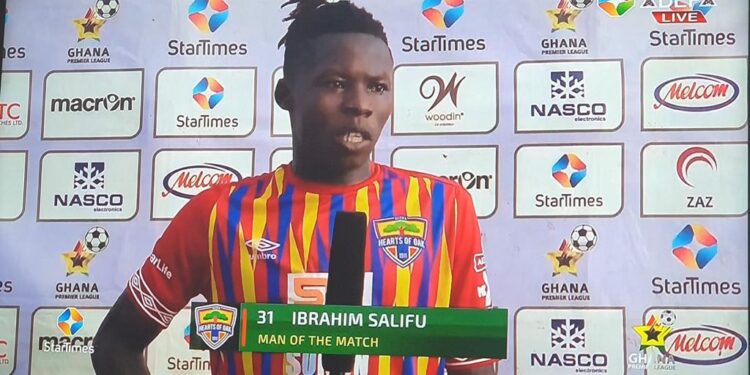 Salifu Ibrahim wins 7th MOTM award after victory over Bechem United