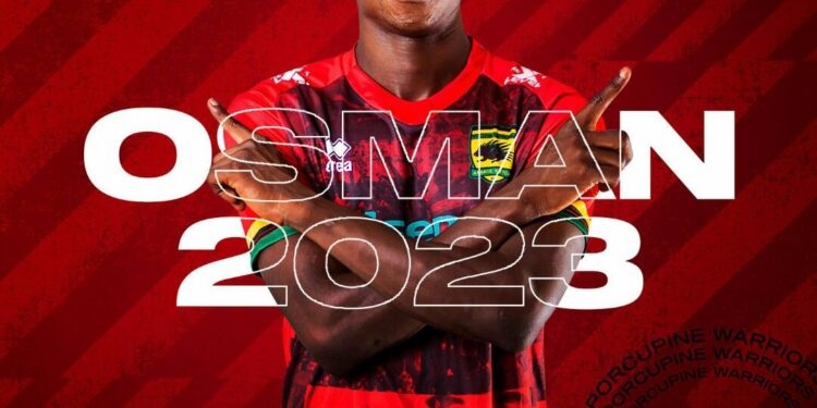 Official: Asante Kotoko striker Osman Ibrahim agrees to two-year contract extension