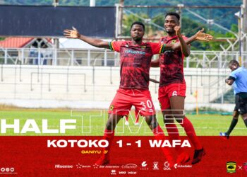 Asante Kotoko held at home by a resilient WAFA side.