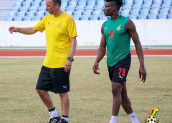 Black Stars Camp: Black Stars newly appointed assistant coach Patrick Greveraars begins work