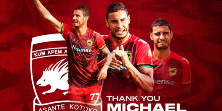 Michael Vinicius leaves Asante Kotoko