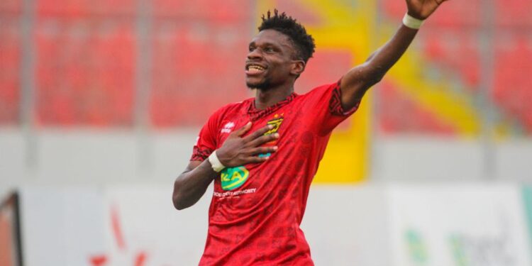 Kotoko striker Franck Etouga wins MOTM award in Kotoko’s victory over Dreams FC