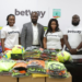 Betway presents warm up kits and training Equipment to GFA for Women’s Football Development