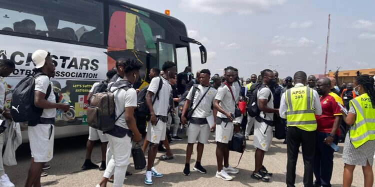 Ghana touch down in Abuja ahead of Nigeria clash
