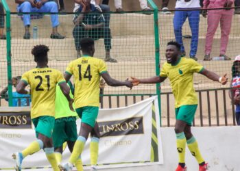 Farouk Adams first-half volley powers Goldstars to victory in Bibiani