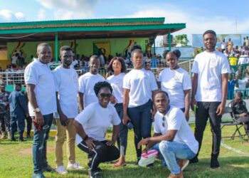 Bibiani based Ohemaah Afryie Foundation donates football equipment to Goldstars Sporting Club