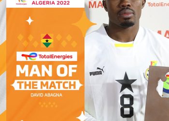 RTU Talisman David Abagna picks MOTM Award after Ghana’s victory over Sudan