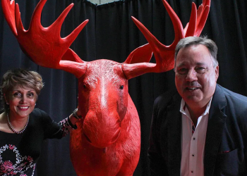 WPC fan moosterpiece comes to Calgary municipal building in advance of September event