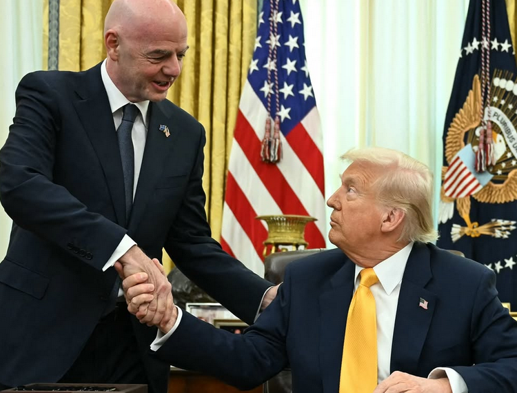 US President Donald Trump reaffirms support for FIFA tournaments