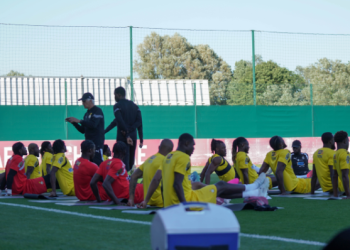 Black Stars stepped up preparations as twenty-four players train at Dragon Park ahead of Wales Match